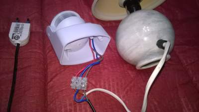 Collegare un sensore di movimento a una lampada