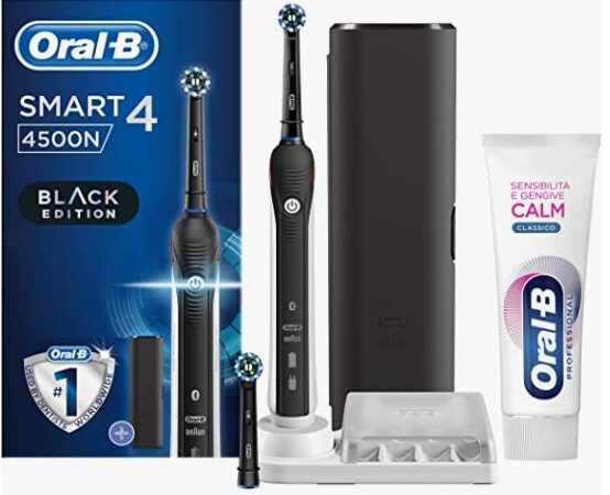 Oral B Smart 4 lo spazzolino elettrico gestibile via bluetooh