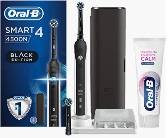 Oral B Smart 4 lo spazzolino elettrico gestibile via bluetooh